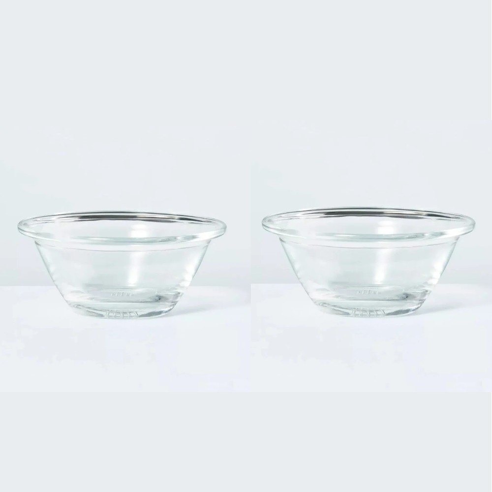 6oz Mini Glass Prep Bowl Clear Set of 2 - Hearth & Hand Magnolia, Target